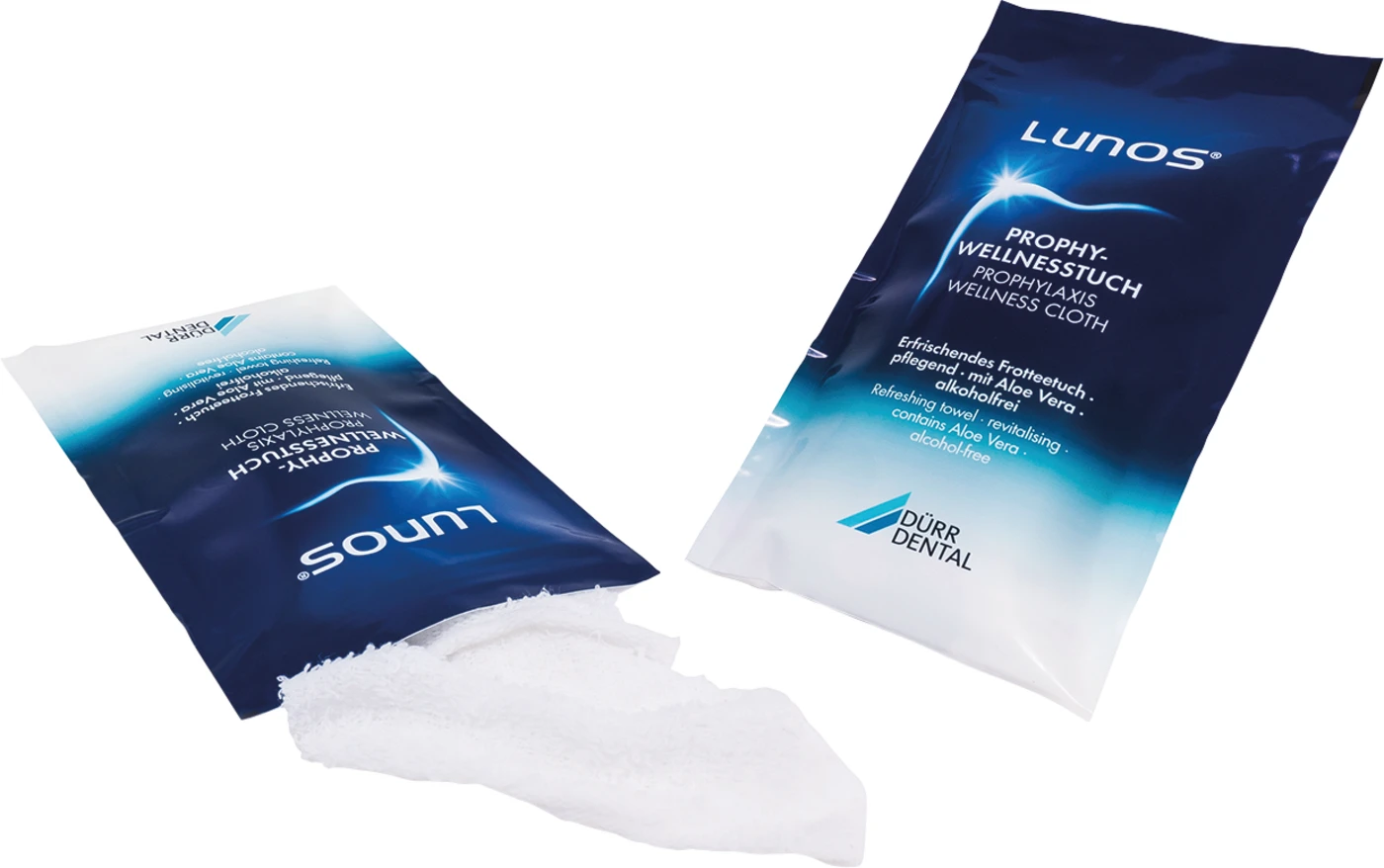 LUNOS® PROPHY-WELLNESSTUCH Packung 50 Stück einzeln verpackt