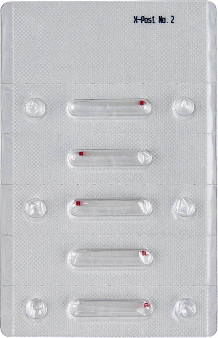 x•post™ Packung 5 Stück rot, Nr. 2 x•post™ Packung 5 Stück rot, Nr. 2