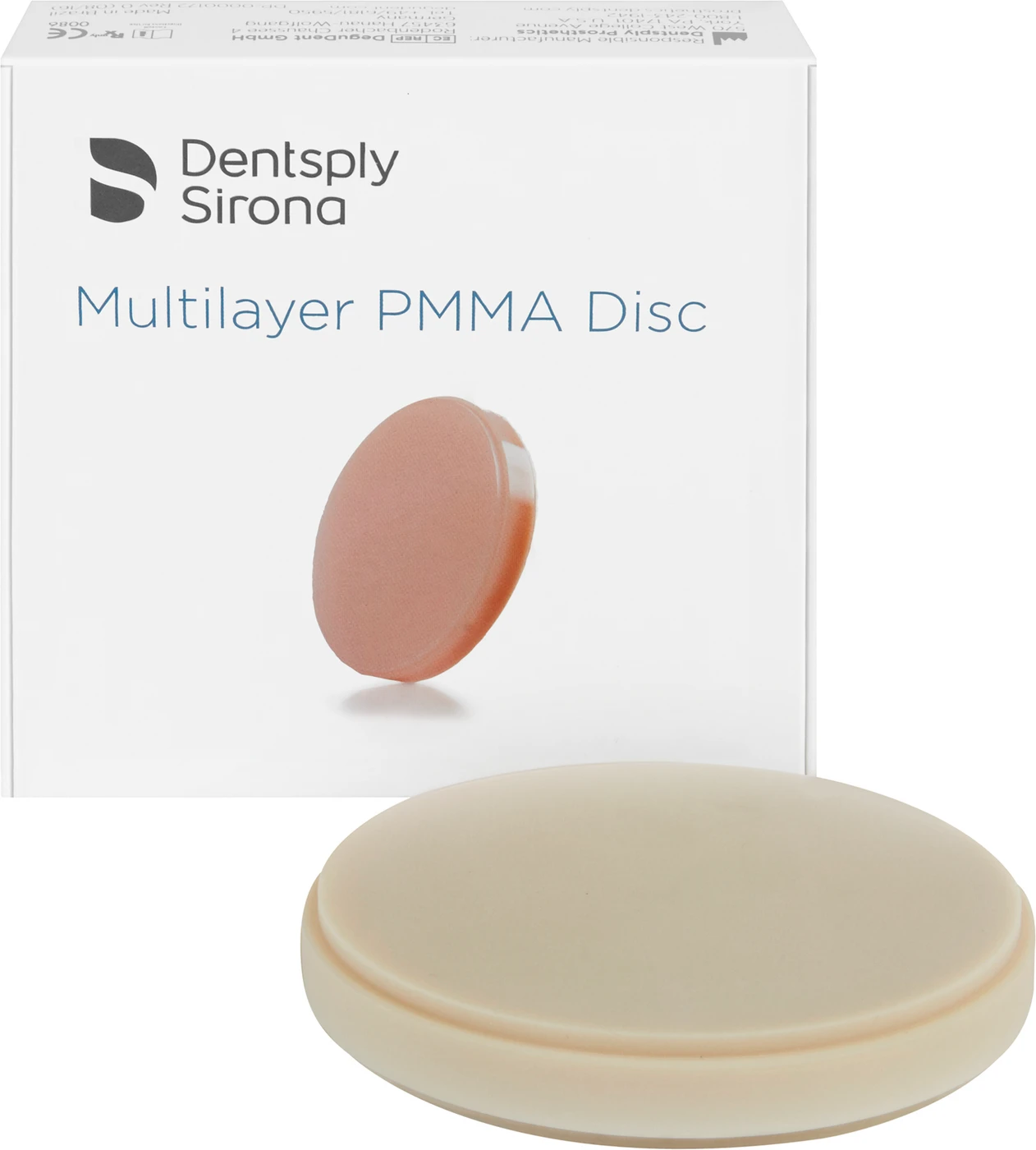 PMMA Disk Stück Ø 98 mm H 16 mm, B2, Multilayer