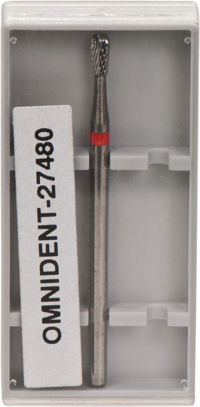 Omni HM-Fräser Schliff 20 Stück kreuzverzahnt, rot fein, HP, Figur 237, 5 mm, ISO 023