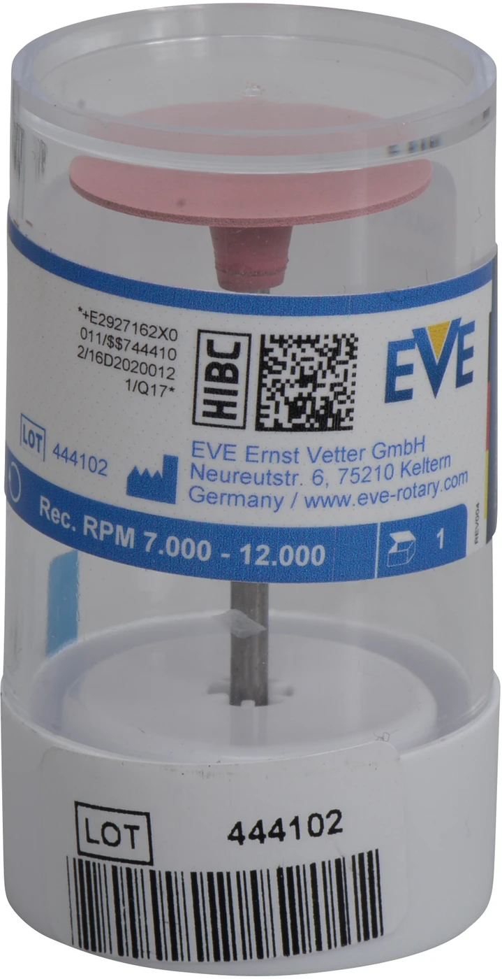 EVE DIAPOL® Stück rosa mittel, HP, Figur Scheibe, 22 x 0,5 mm