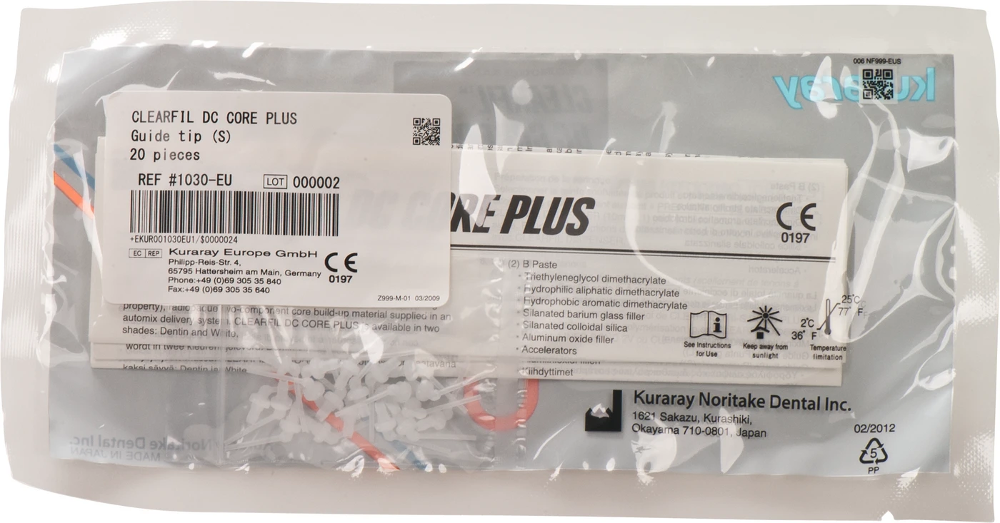 CLEARFIL™ DC CORE PLUS Tips Packung 20 Front Tips S