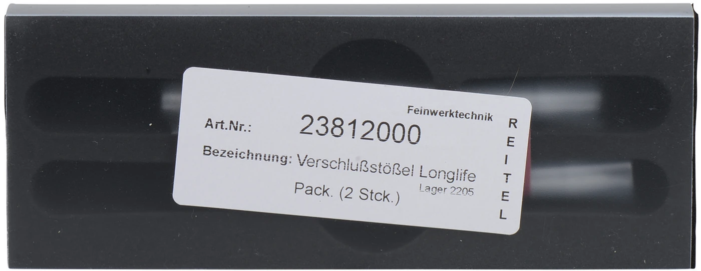 INDURET-Verschlussstößel Packung 2 Stück Longlife zur Temperaturmessung für NEM