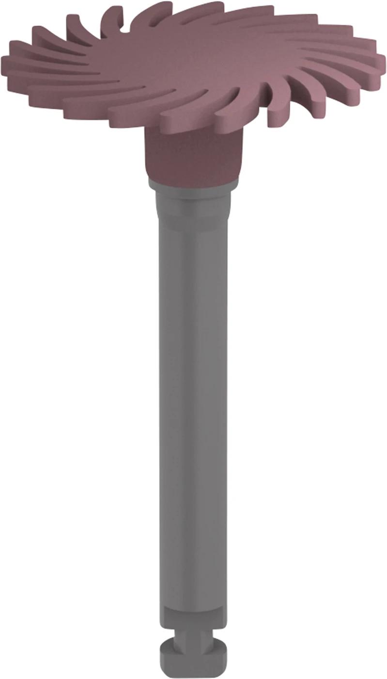 Omnipol für Keramik/Zirkon Stück rot mittel RA, Spirale, Ø 12,7 mm