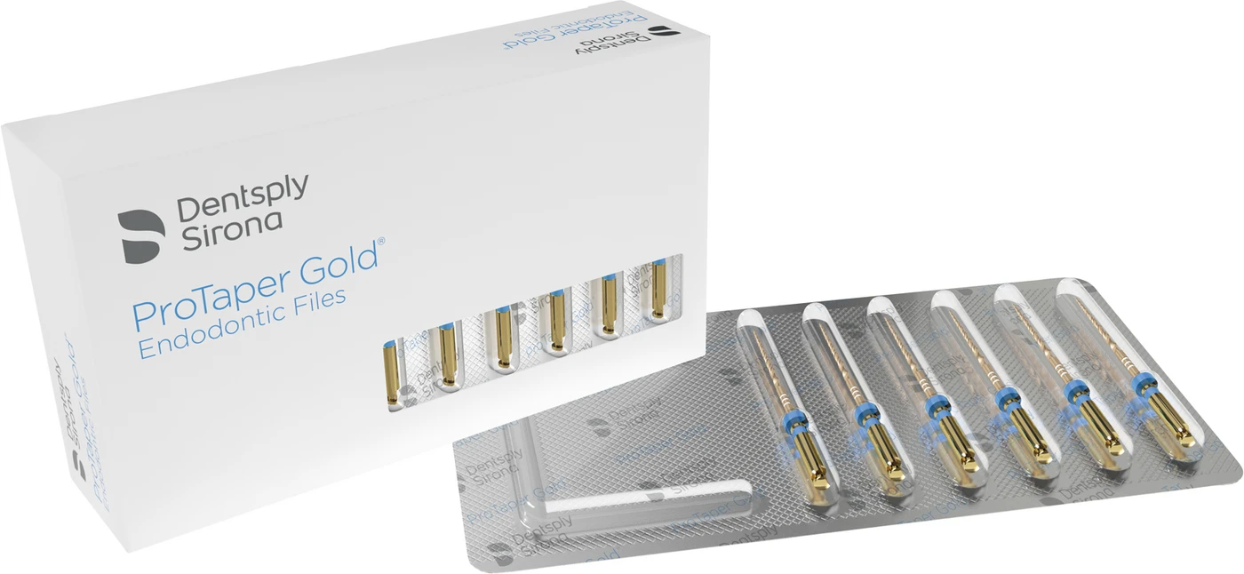 ProTaper Gold® Packung 6 Stück 25 mm, Gr. F1