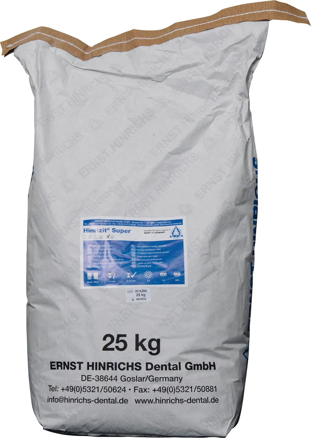 Hinrizit® Super Sack 25 kg Gips mint