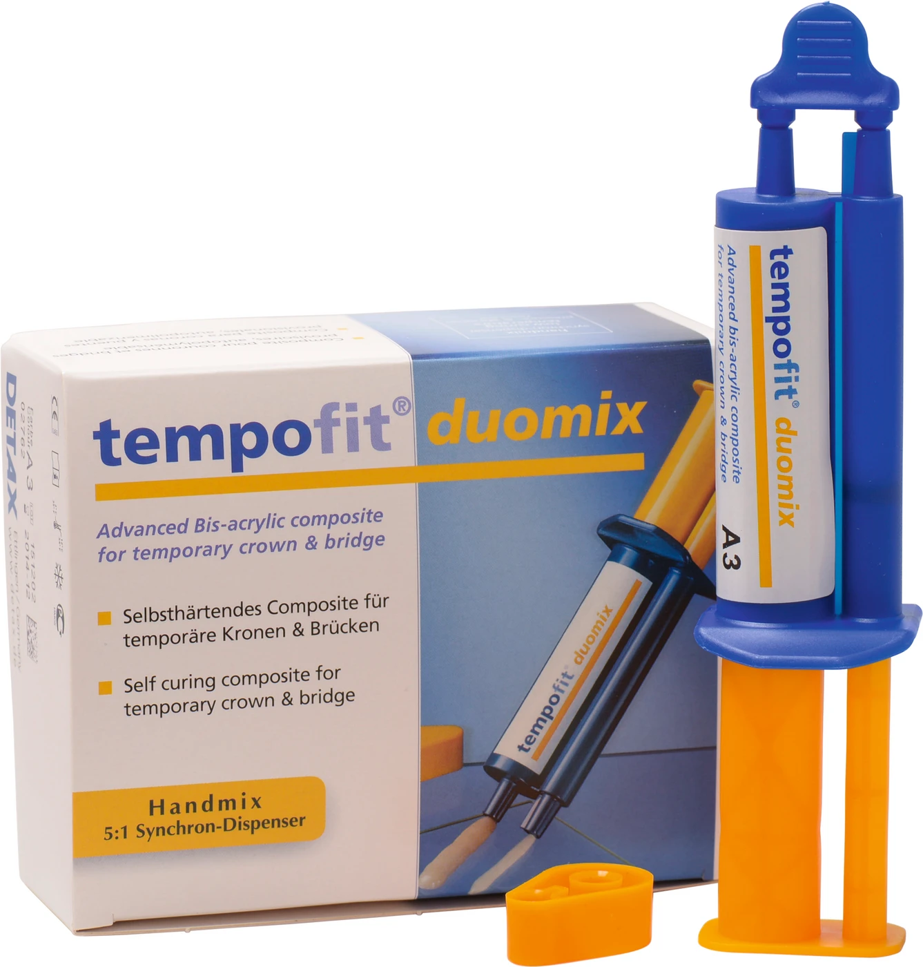 tempofit® duomix Standardpackung 4 x 25 g Dispenser A3
