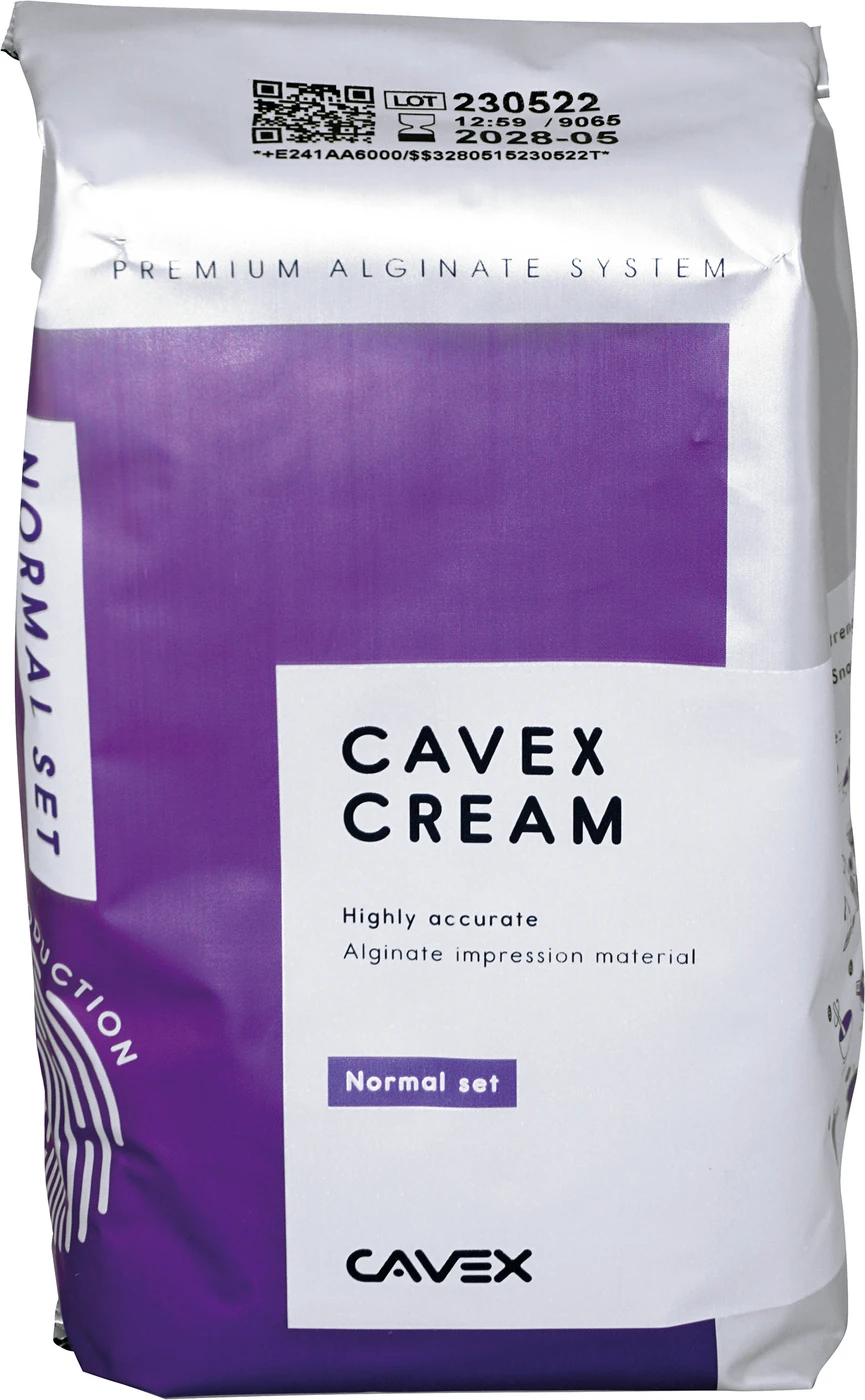 CAVEX Cream Alginate Beutel 500 g Normal Set bubble-gum, purple