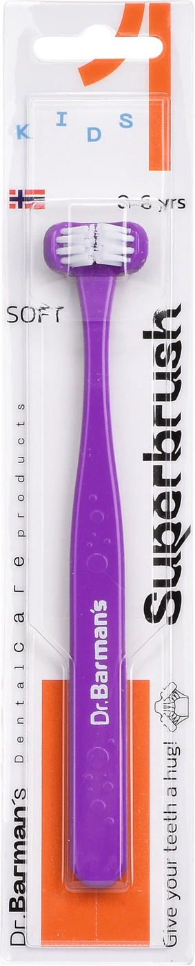 Dr. Barmans Superbrush Dreikopf-Zahnbürste Stück klein