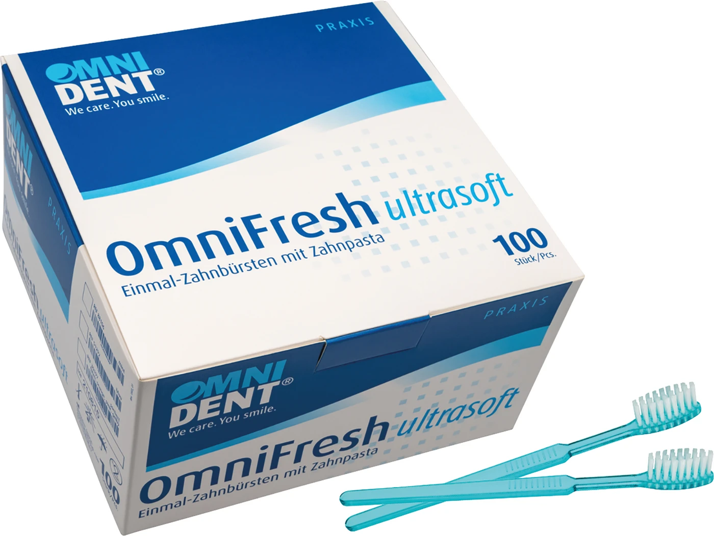 OmniFresh Ultrasoft Karton 100 Stück mint