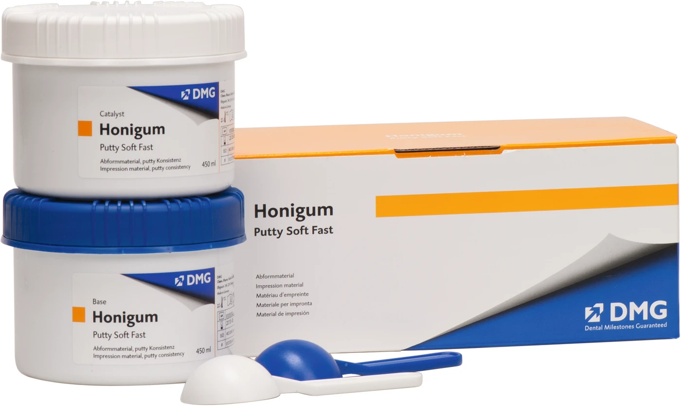 Honigum Putty Packung 2 x 450 ml Dose Soft Fast