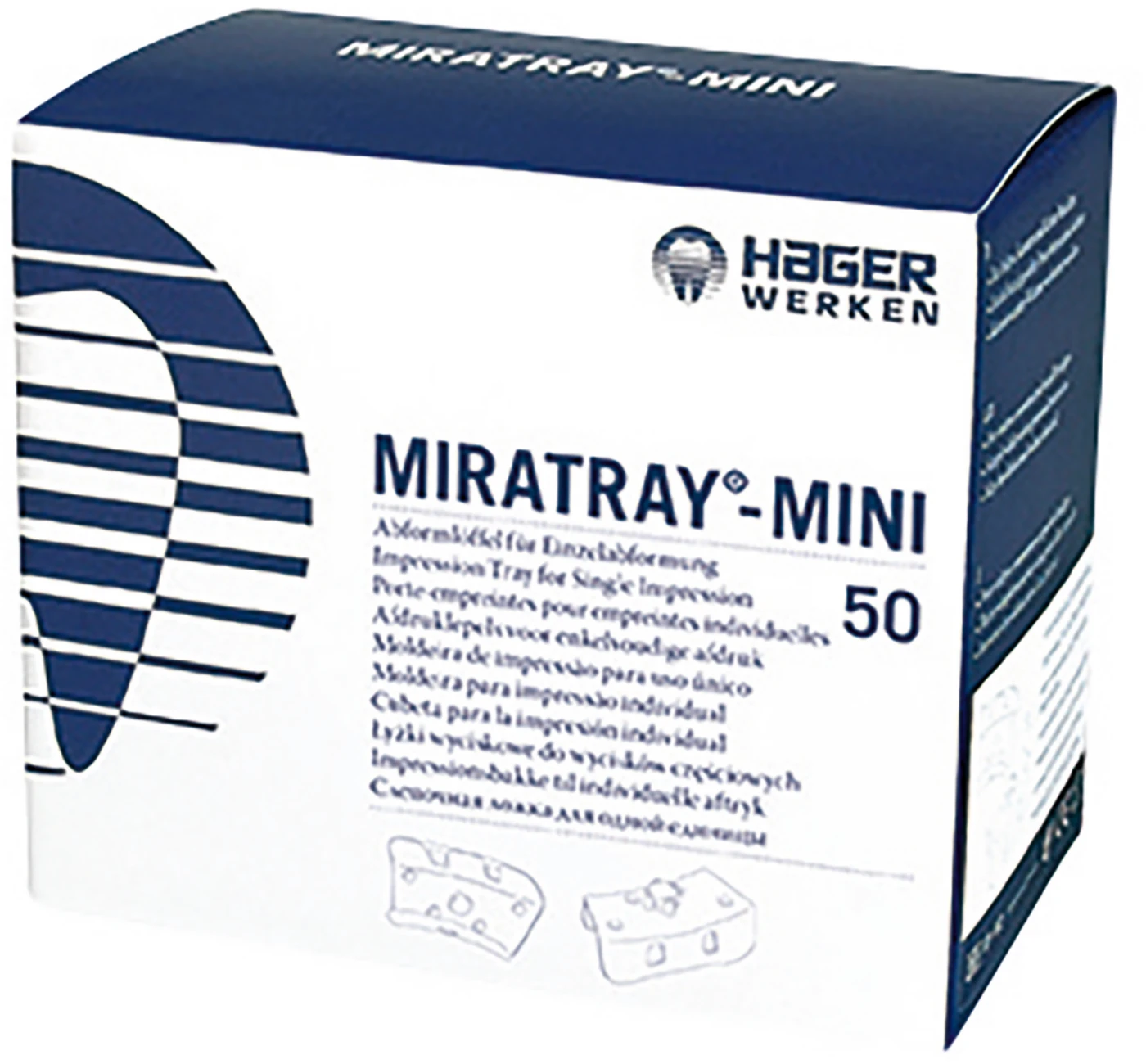 MIRATRAY®-MINI Packung 50 Stück