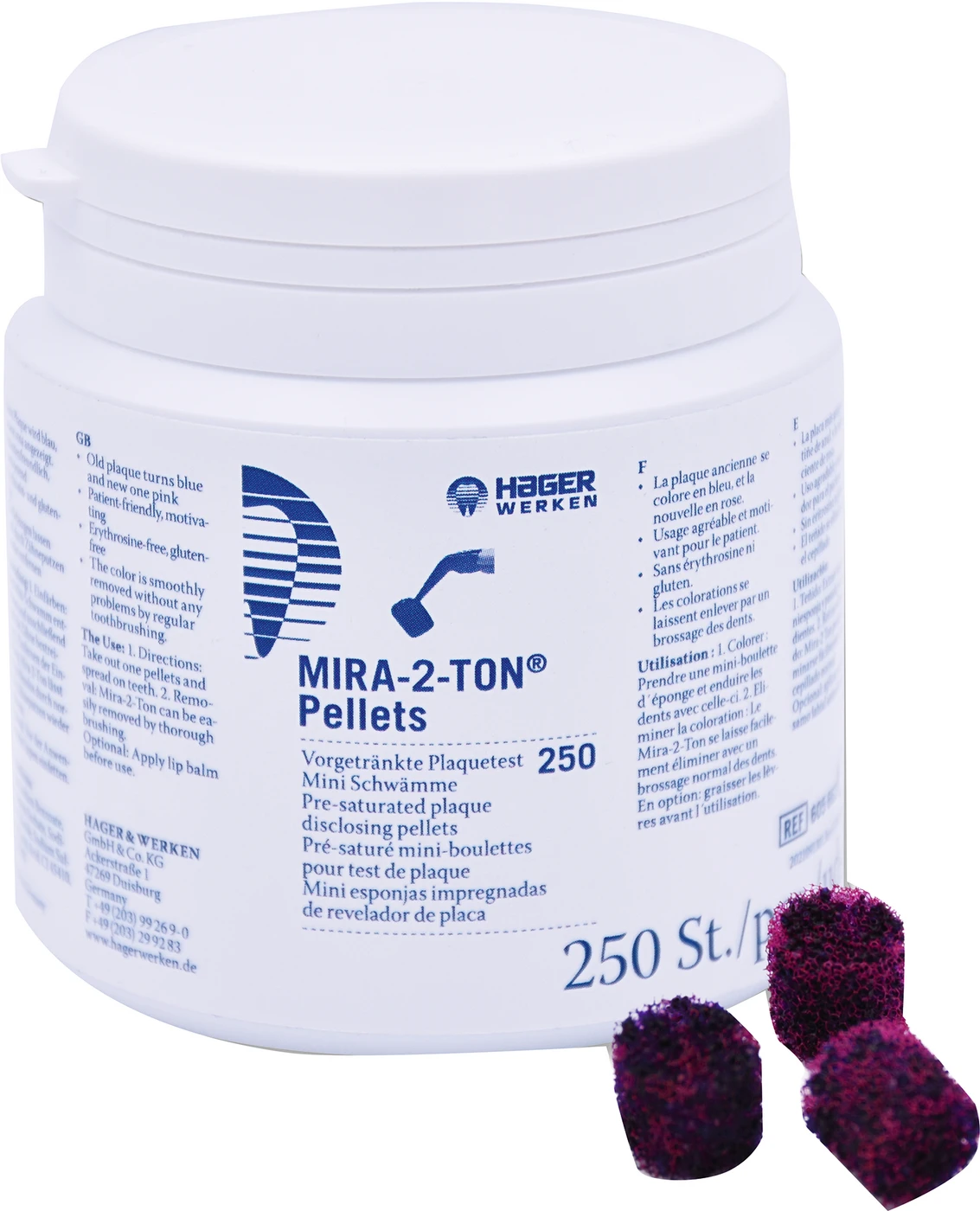 MIRA-2-TON® Pellets Dose 250 Stück