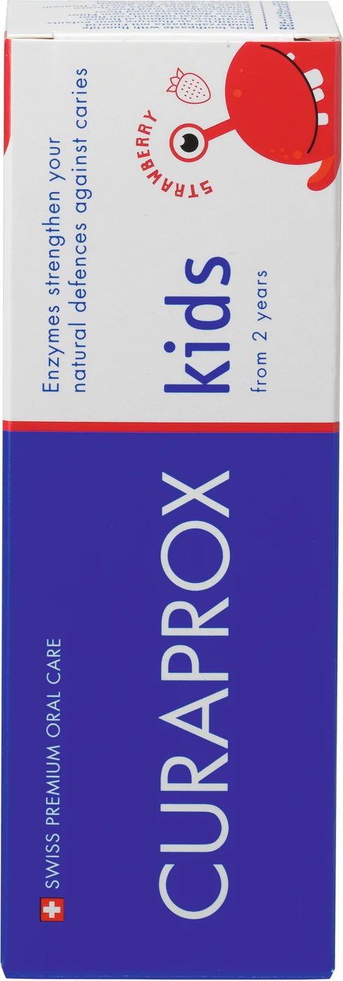 CURAPROX Kinderzahnpasta Tube 60 ml Erdbeere, mit Fluorid CURAPROX Kinderzahnpasta Tube 60 ml Erdbeere, mit Fluorid
