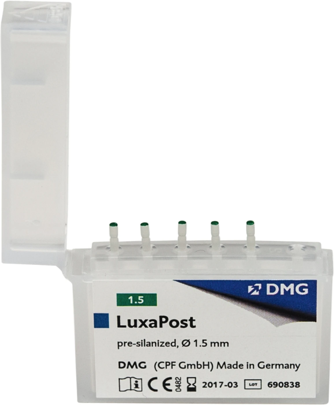 LuxaPost® Packung 5 Stifte Ø 1,5 mm