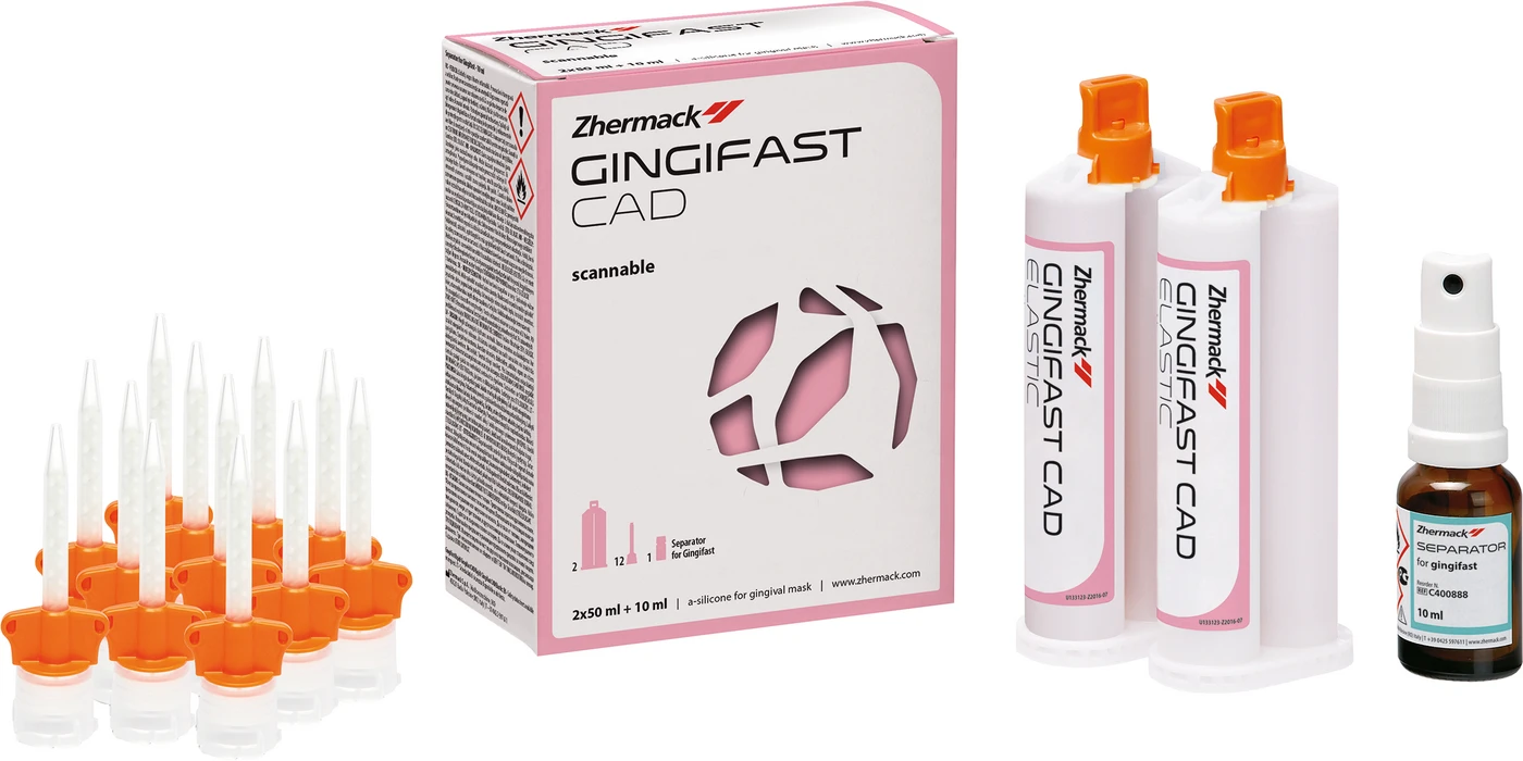 Gingifast Elastic CAD Packung 2 x 50 ml Doppelkartusche