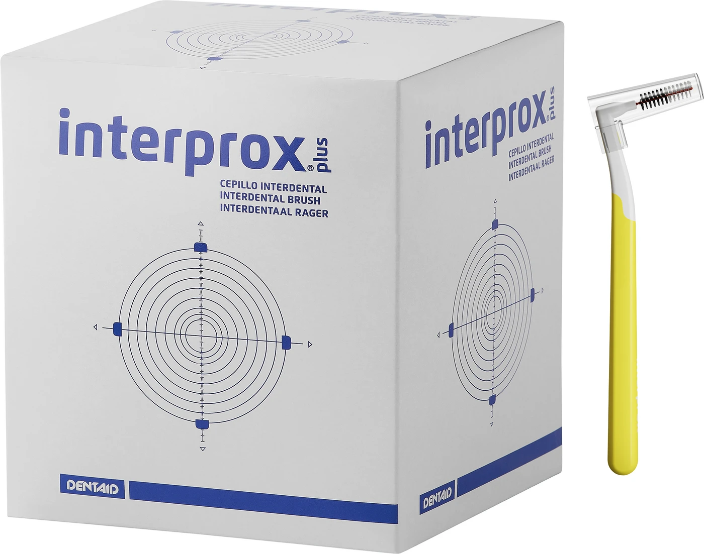 interprox® plus Box 100 Stück gelb, Ø 1,4 mm, mini interprox® plus Box 100 Stück gelb, Ø 1,4 mm, mini