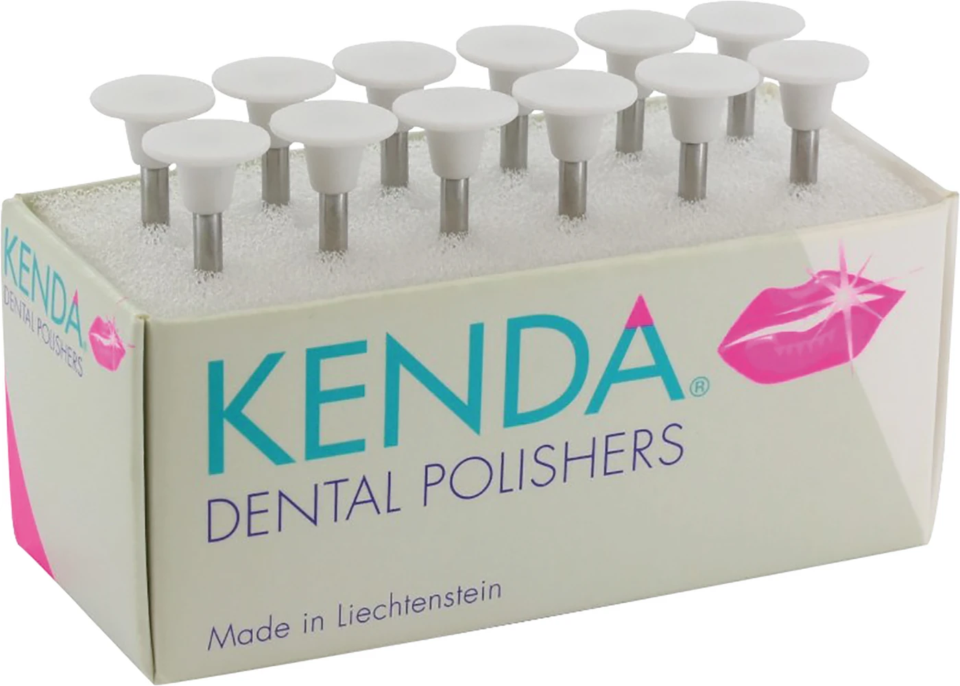 KENDA CGI Packung 12 Stück weiß grob, RA, Figur 303 Scheibe, 1 mm, ISO 100