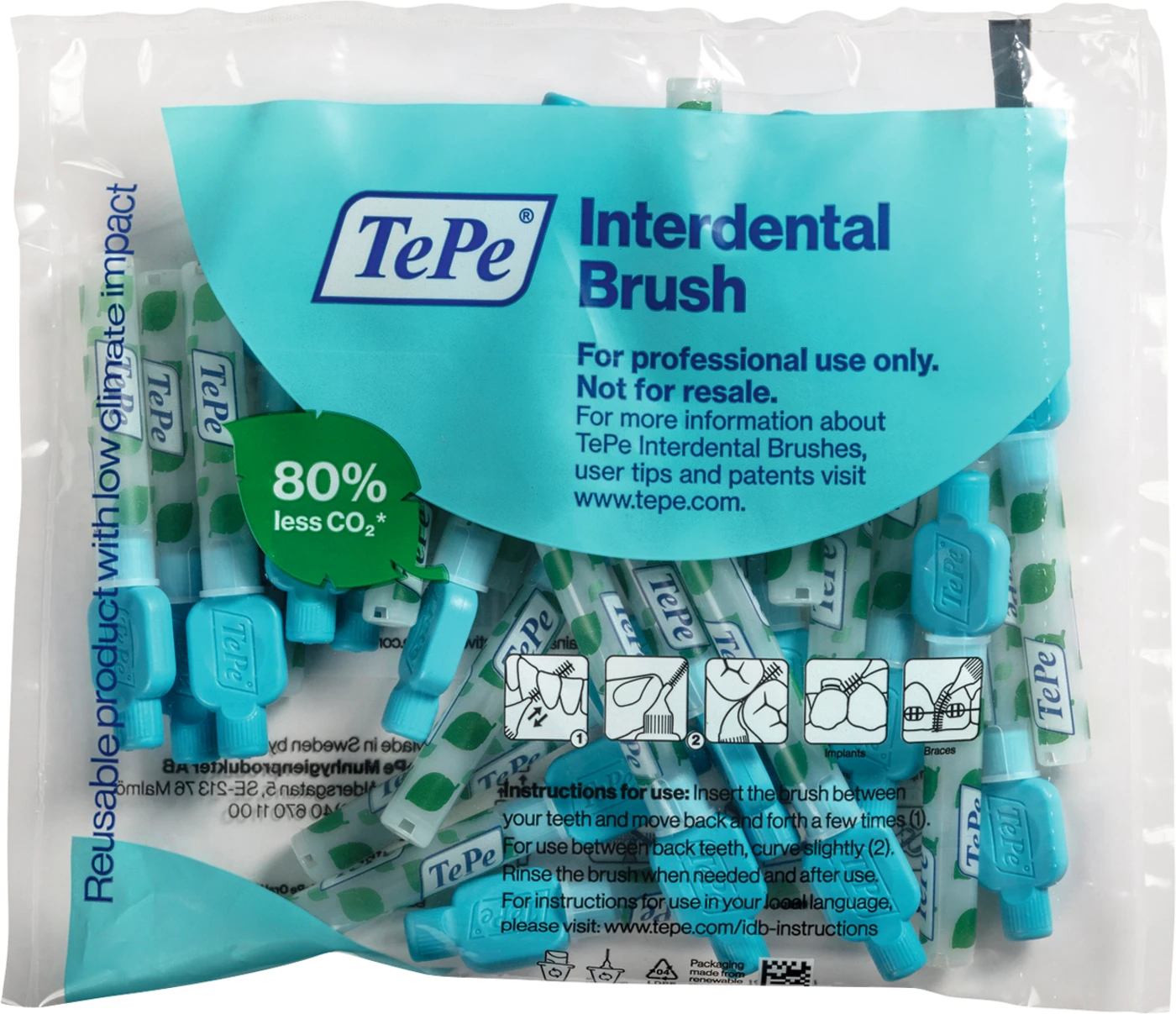 TePe® Interdentalbürsten Original Packung 25 Stück blau, Ø 0,6 mm TePe® Interdentalbürsten Original Packung 25 Stück blau, Ø 0,6 mm
