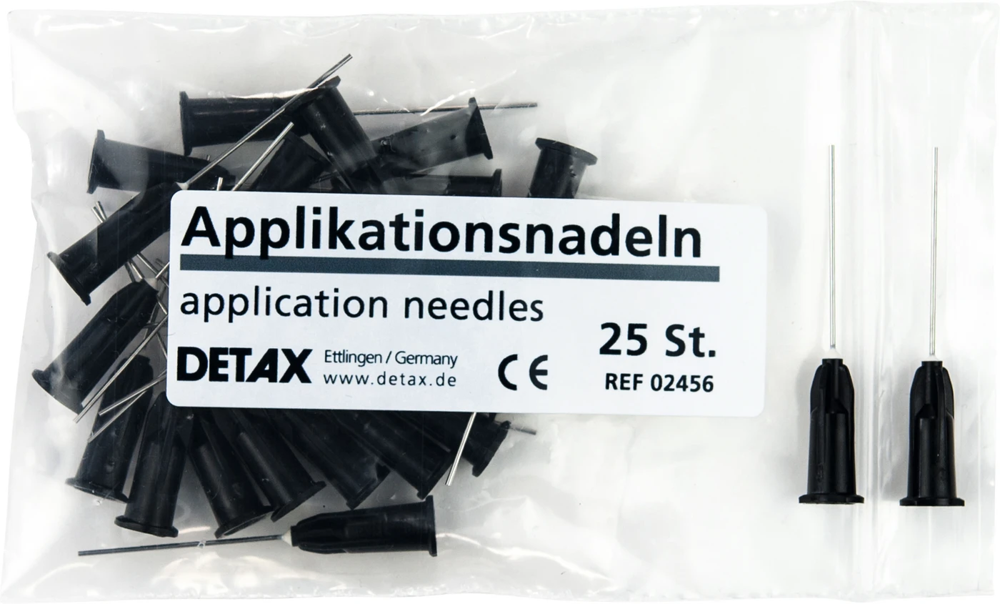 Applikationsnadeln Packung 25 Stück schwarz