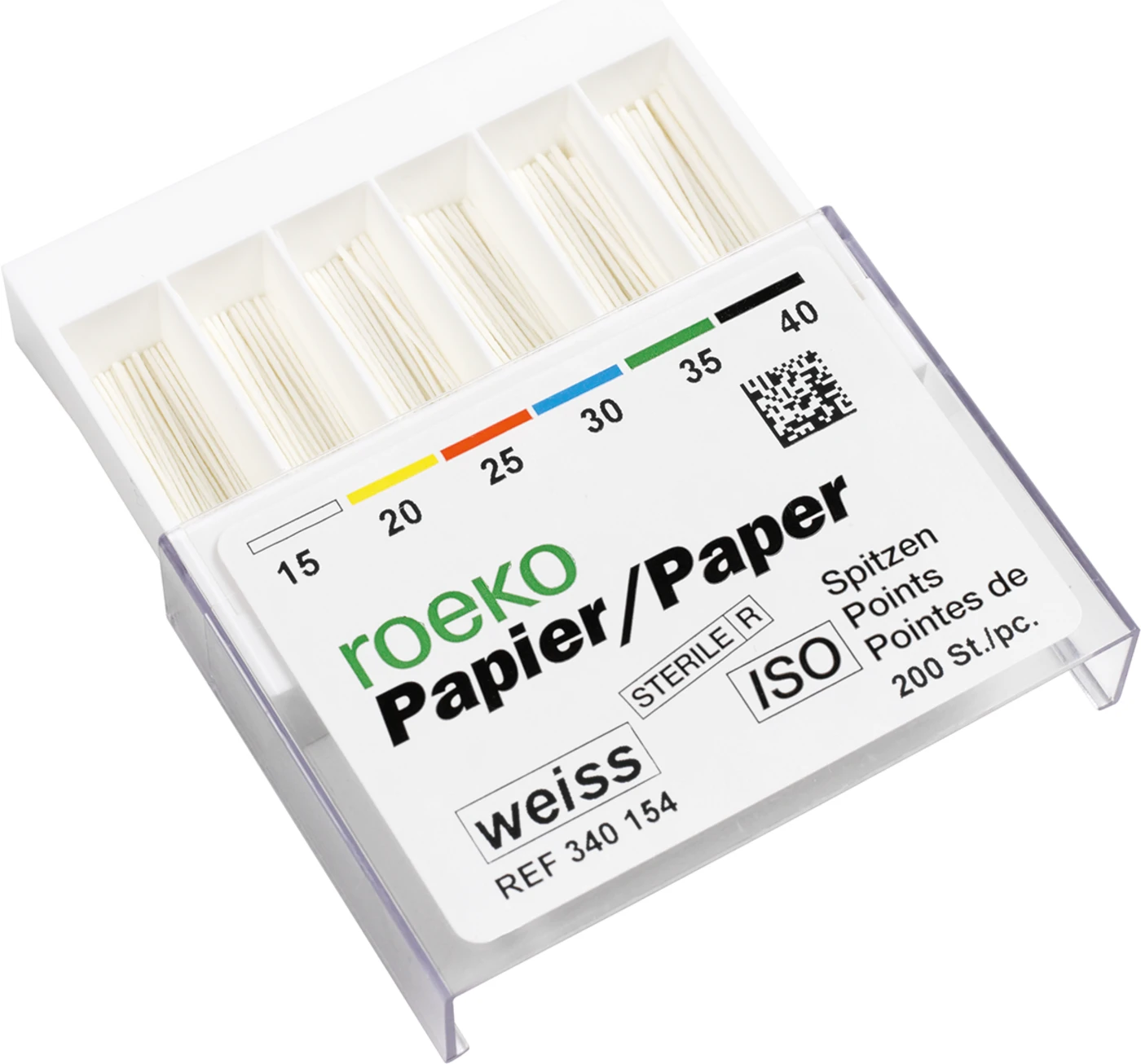 roeko Papier Spitzen weiss Packung 120 Stück ISO 055