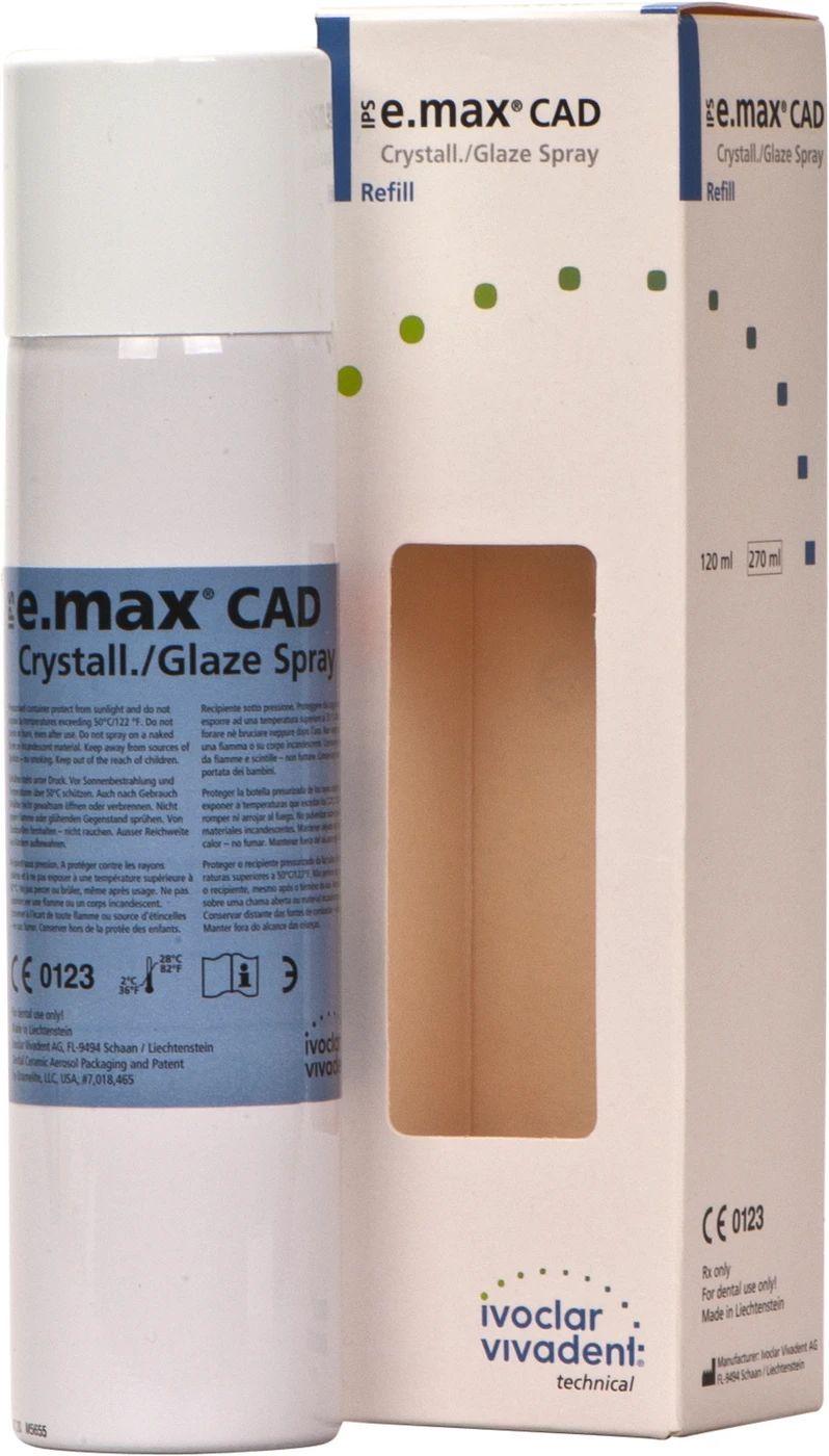 IPS e.max® CAD Crystallization Glaze Spray Packung 270 ml