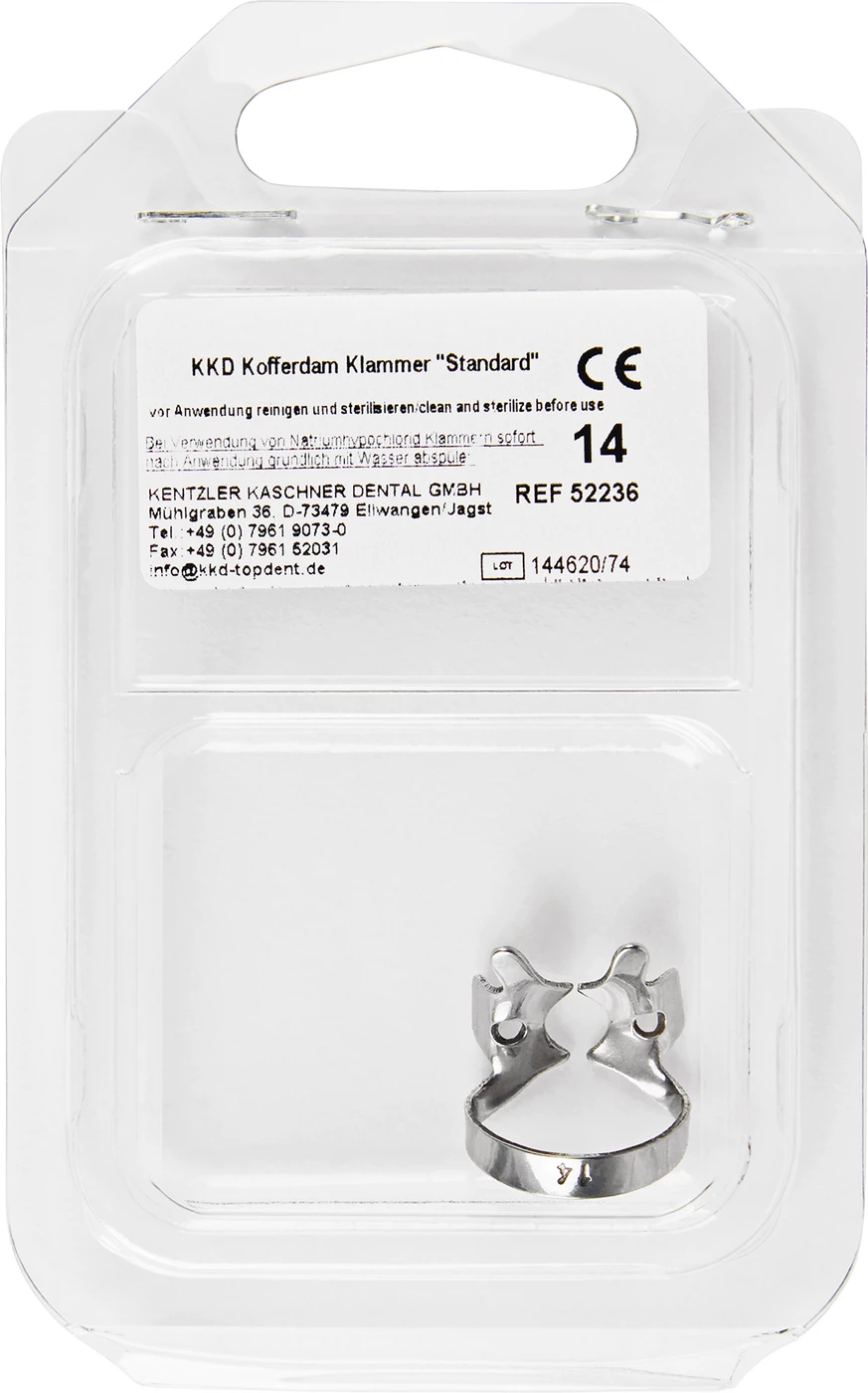 KKD® Klammern Standard Stück Nr. 14, für Molaren