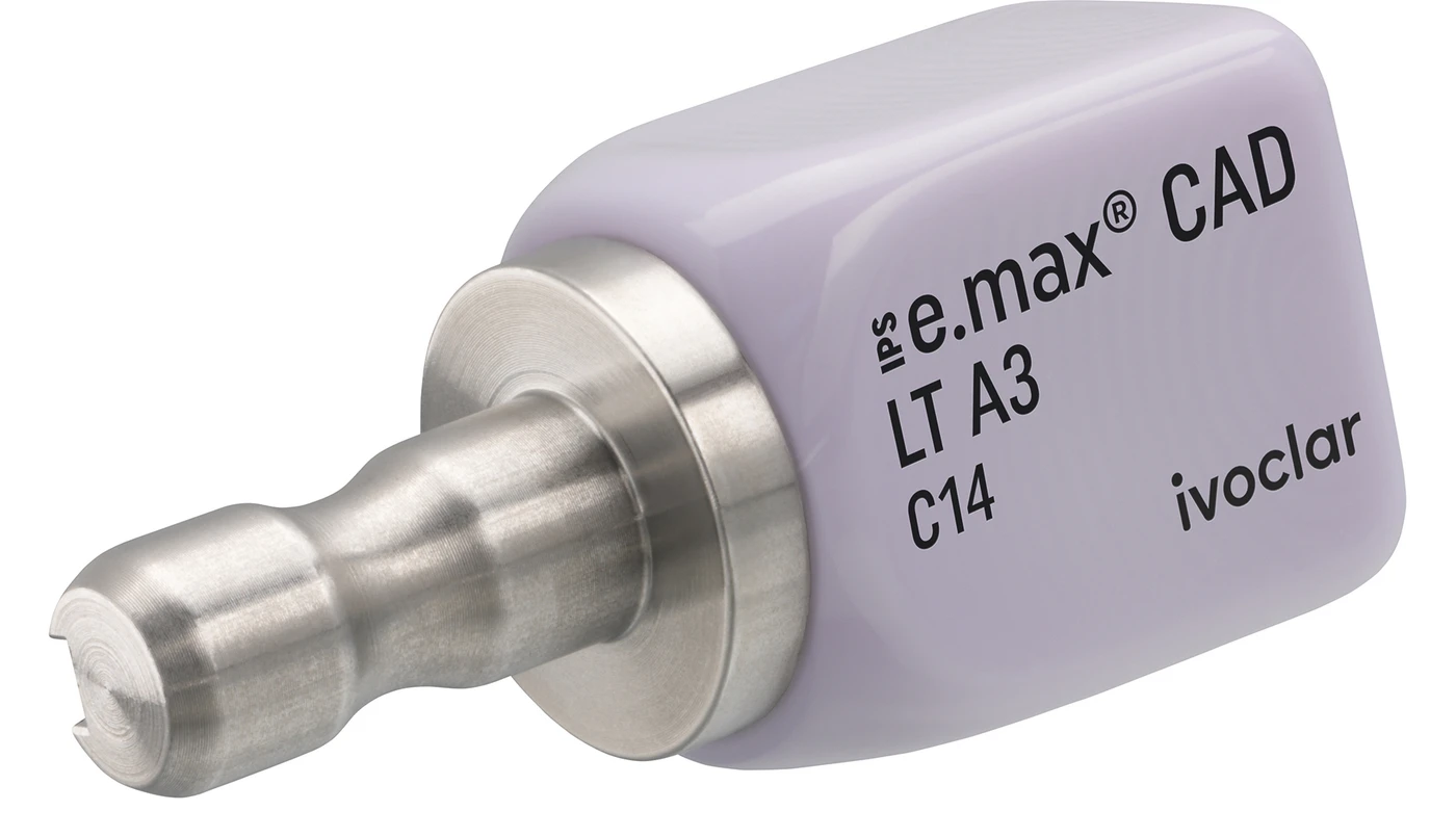 IPS e.max CAD for CEREC/inLab Packung 5 Stück Gr. C14, A3 LT