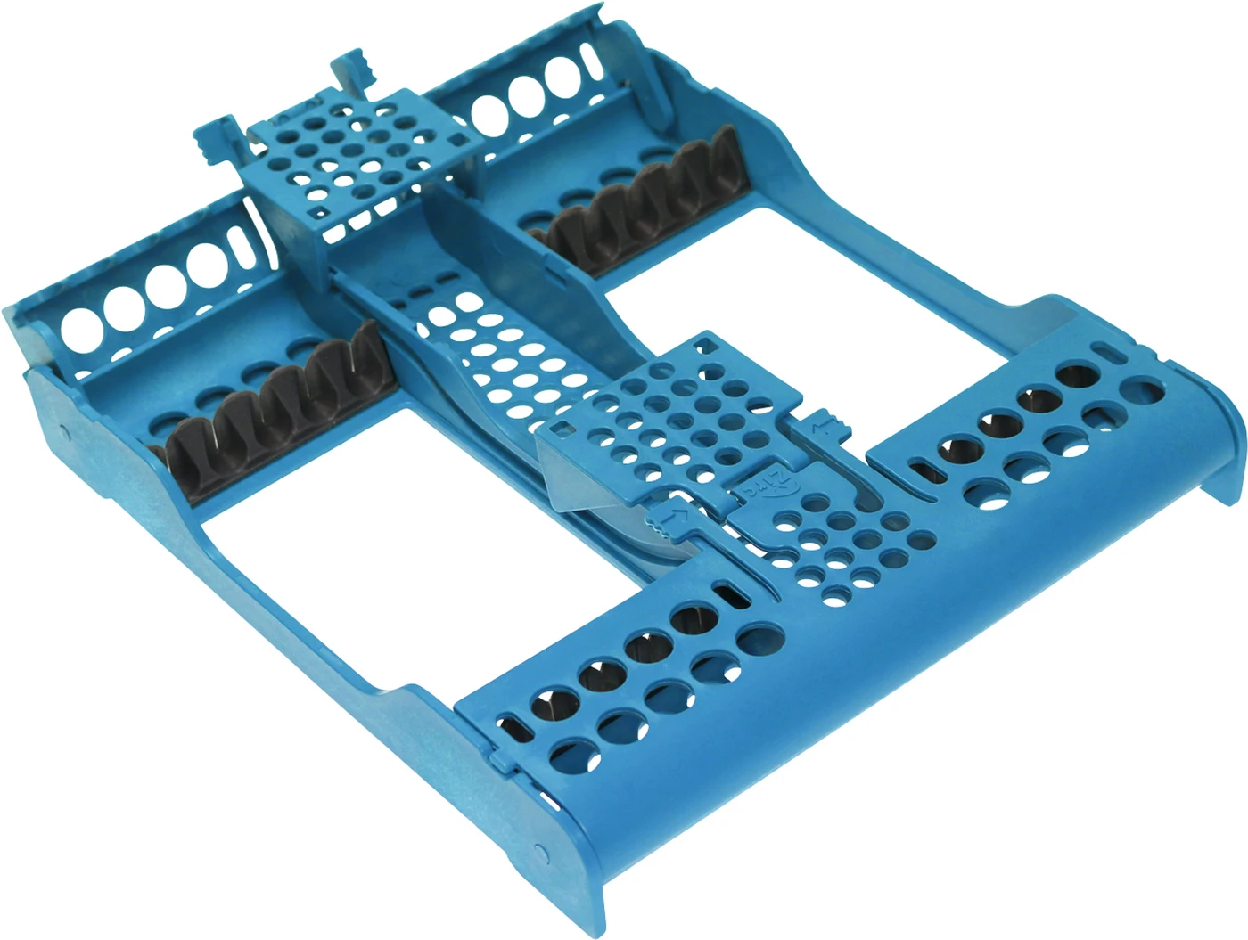 E-Z Jett Kassetten Stück 20,2 x 17,9 x 3 cm, für 10 Instrumente neonblau
