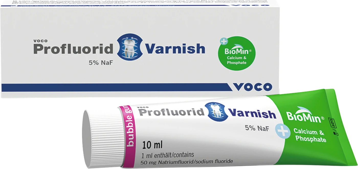 Profluorid Varnish + BioMin Tube 10 ml bubblegum