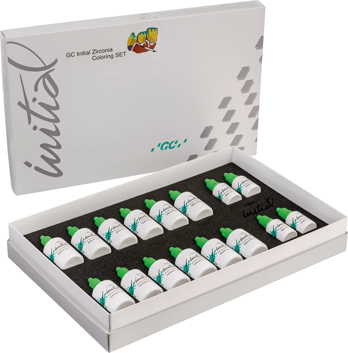 GC Initial™ Zirconia Coloring Liquid Set