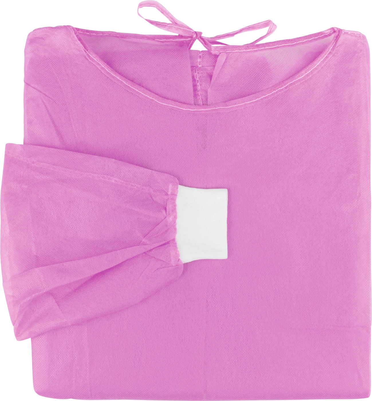 OP-Kittel Standard Packung 50 Stück rosa, unsteril, 110 cm