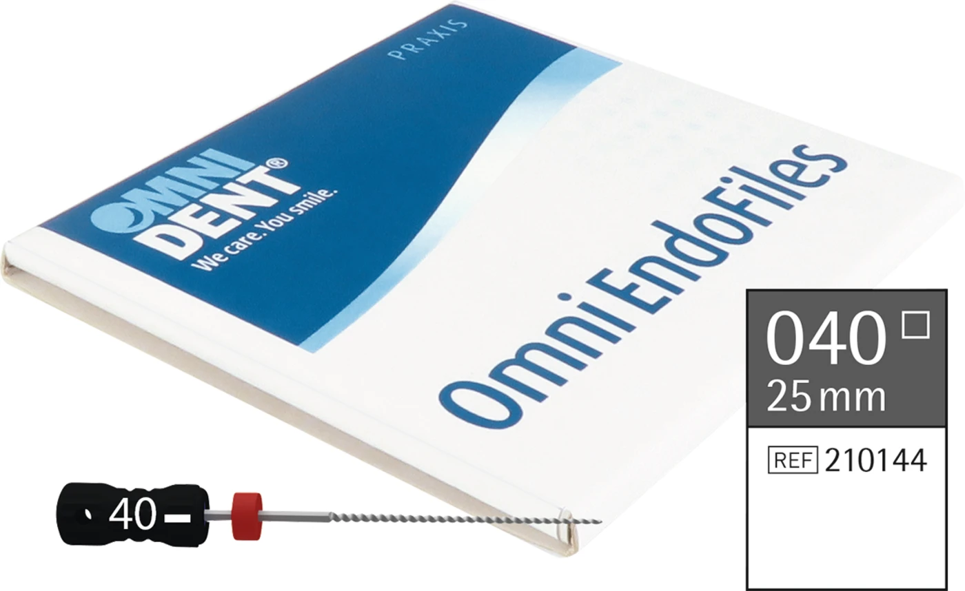 Omni K-Feilen steril Packung 6 Stück 25 mm, ISO 040