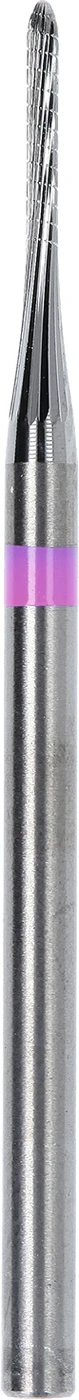 HM-Fräser 289 Blister 5 Stück Querhiebverzahnung, rosa fein, schnittfreudig, HP, Figur 289, 8 mm, ISO 010