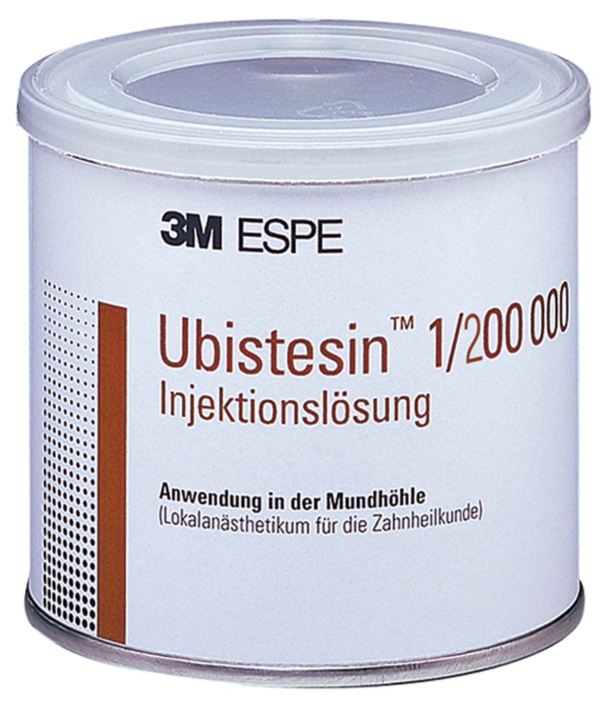 Ubistesin™ 1/200.000 Dose 50 Stück, Kappe rot