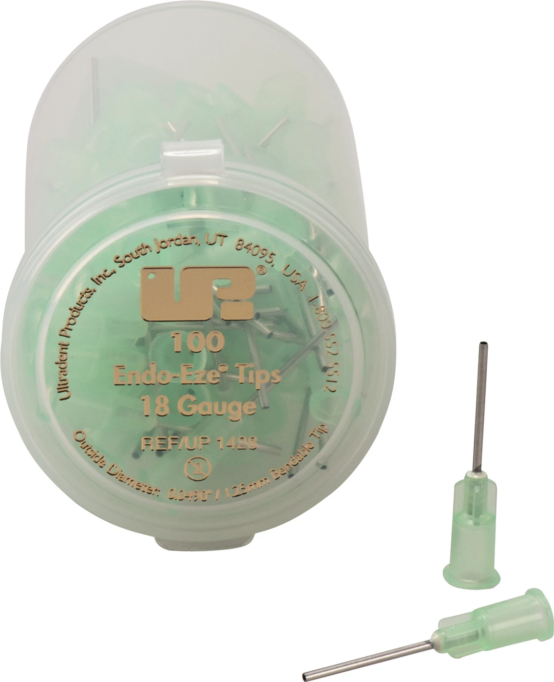 Endo-Eze™ Tips Packung 100 Stück 18ga, L. 19 mm, Ø 1,25 mm