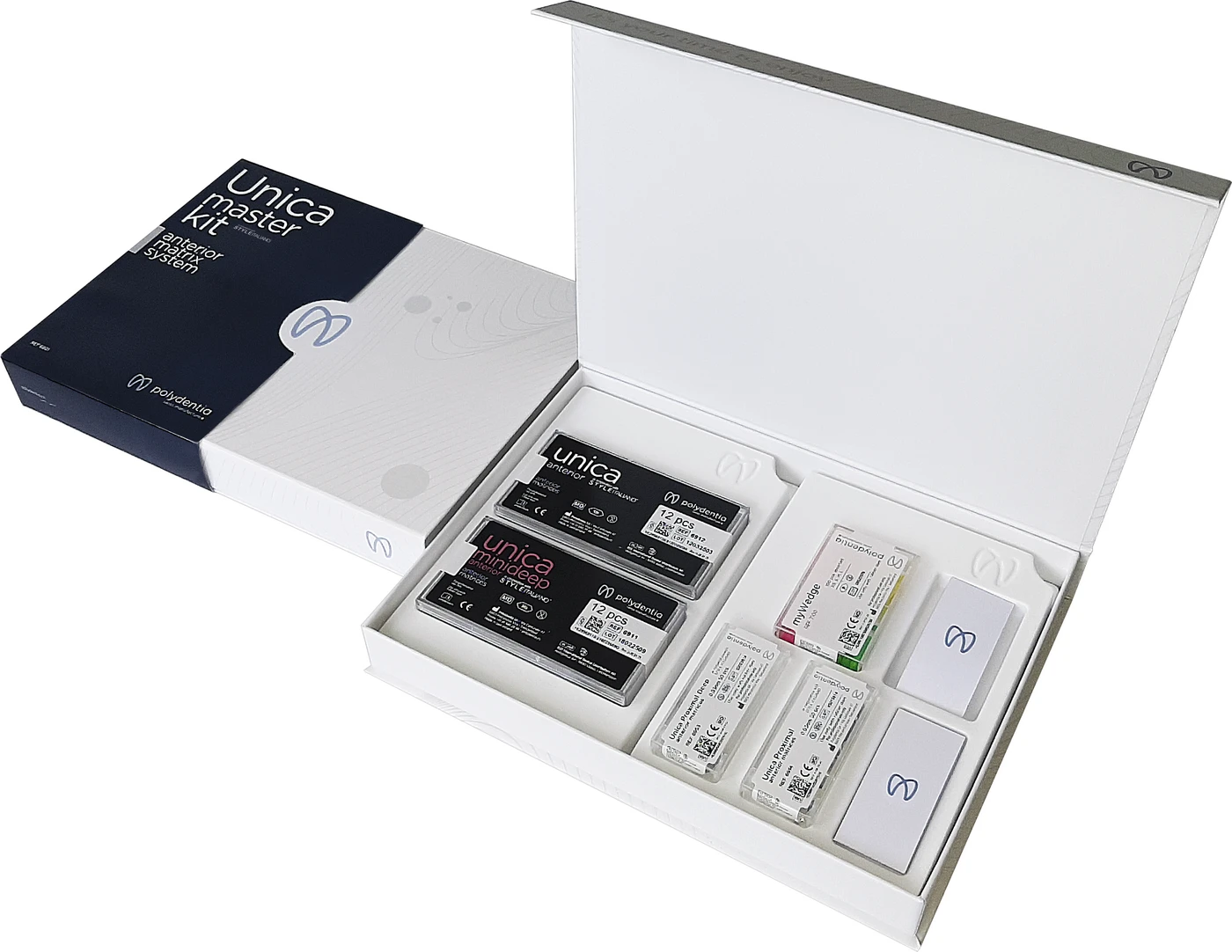 Unica Master Kit Kit 124 Unica (12 minideep, 12 anterior, 50 Proximal, 50 Proximal deep), 100 myWedges