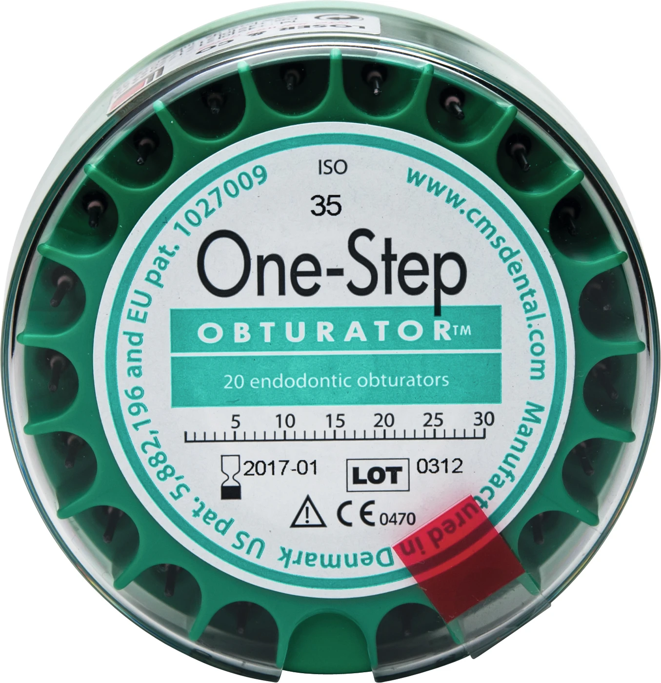 One-Step Obturator™ Packung 20 Obturatoren ISO 035