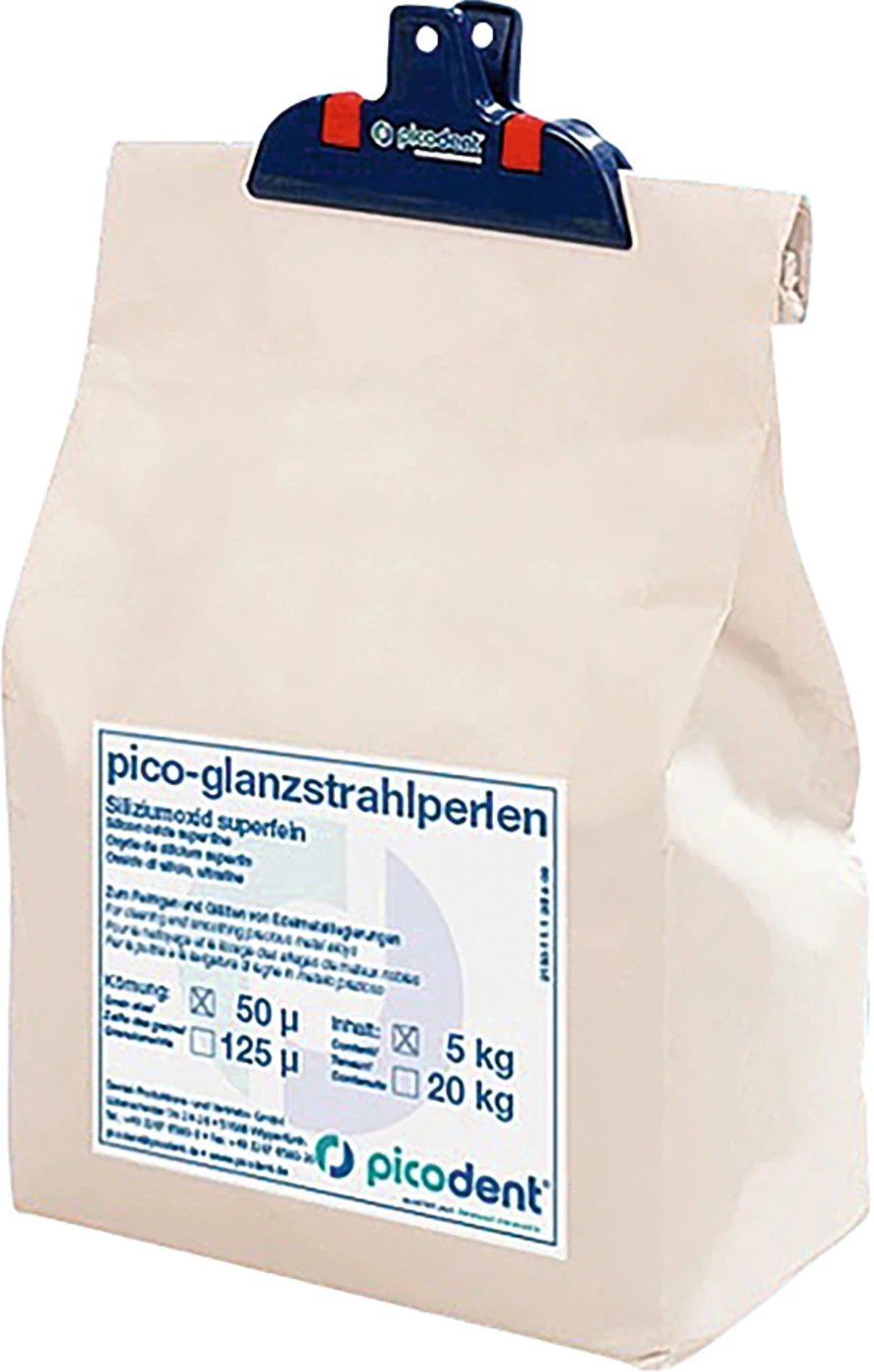 Glanzstrahlperlen Beutel 5 kg, 50 µm