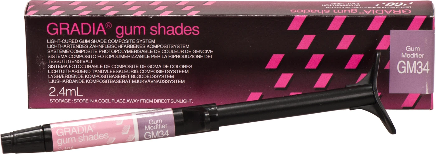GC GRADIA® gum shades Spritze 2,4 ml Paste gum modifier GM34