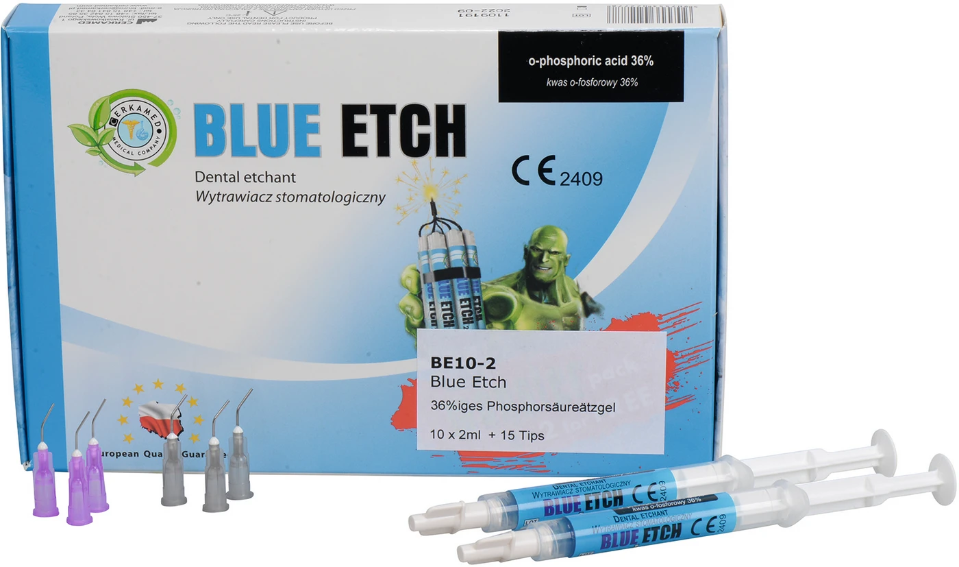 BLUE ETCH Packung 10 x 2 ml Spritze
