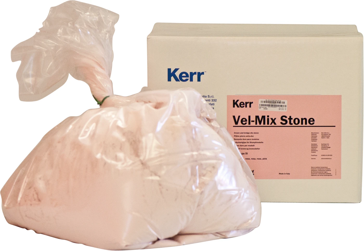 Vel-Mix Stone Eimer 25 kg rosa