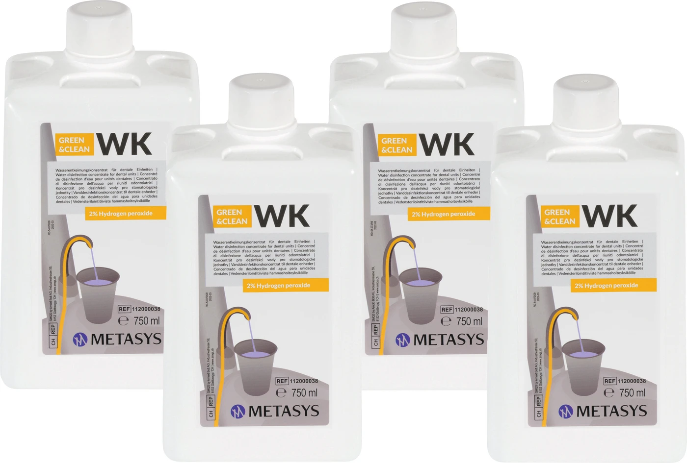 GREEN&CLEAN WK Karton 4 x 750 ml Flasche