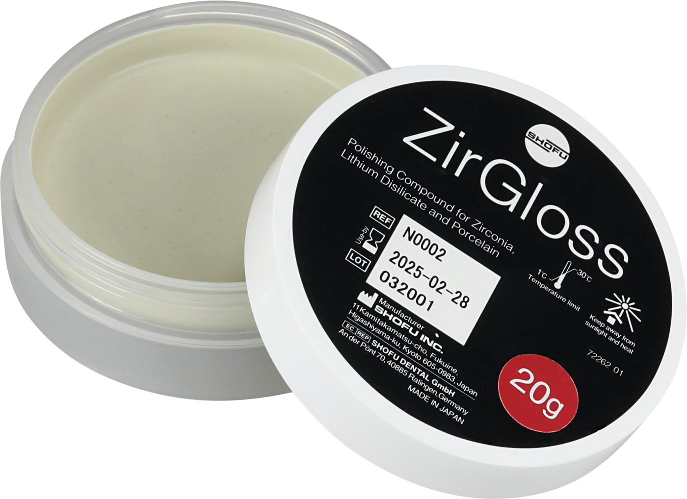 ZirGloss Polierpaste Dose 20 g