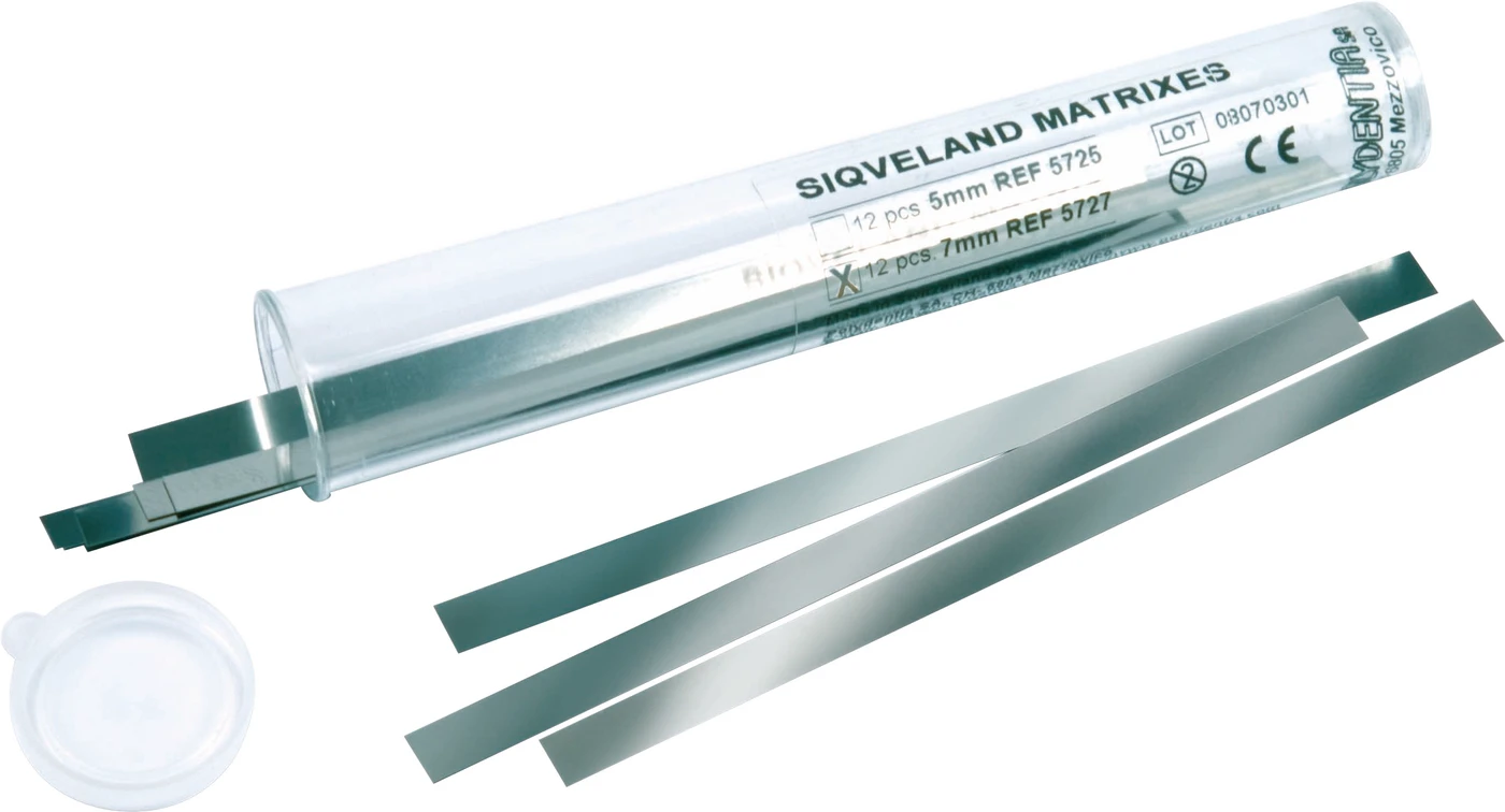 Siqveland Matrizen Packung 12 Stück Breite 7 mm