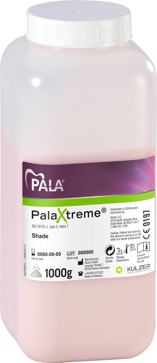 PalaXtreme® Packung 1 kg Pulver rosa