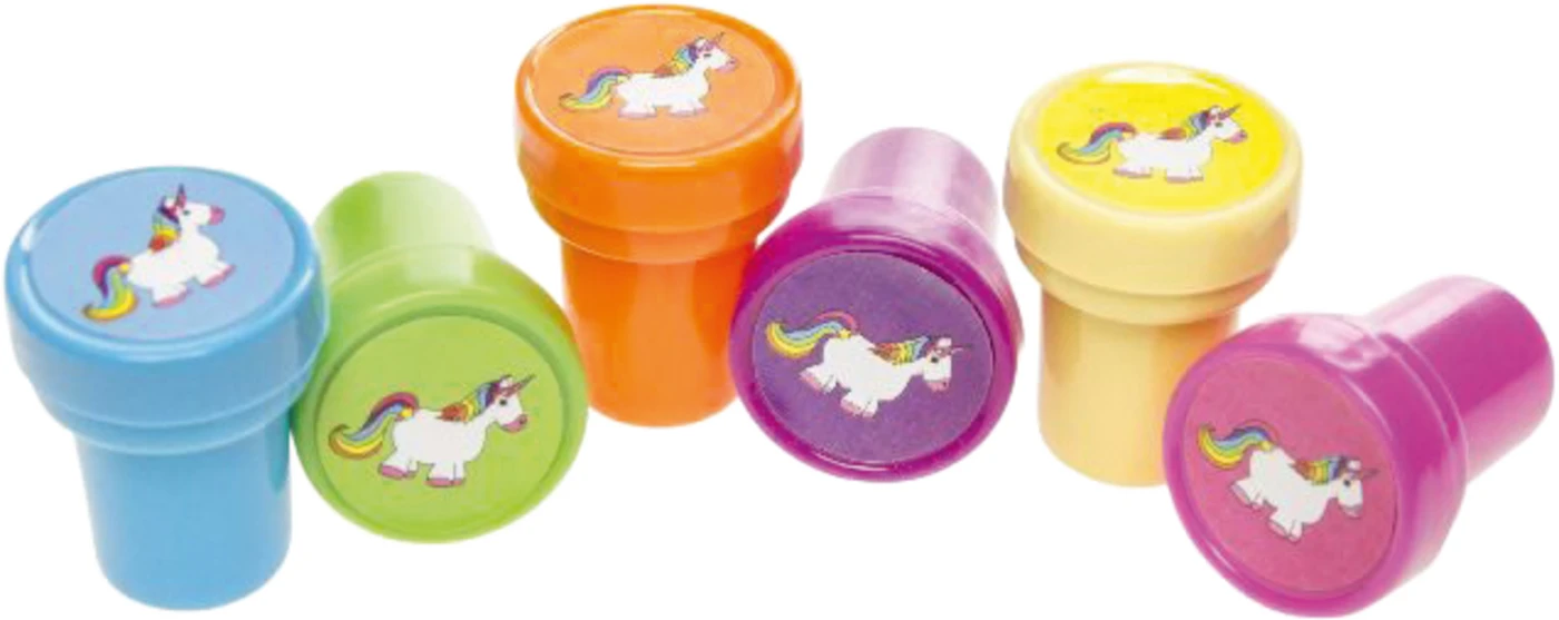 Stempel Einhorn Packung 60 Stück 3,5 x 3,0 cm