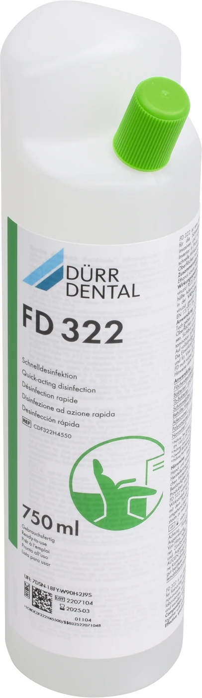 FD 322 Schnelldesinfektion Flasche 750 ml, für Hygowipe Plus