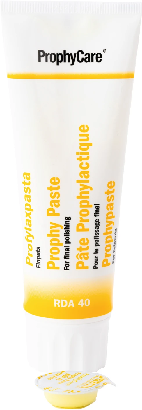 ProphyCare® Prophy Paste Tube 60 ml gelb, RDA 40 ProphyCare® Prophy Paste Tube 60 ml gelb, RDA 40