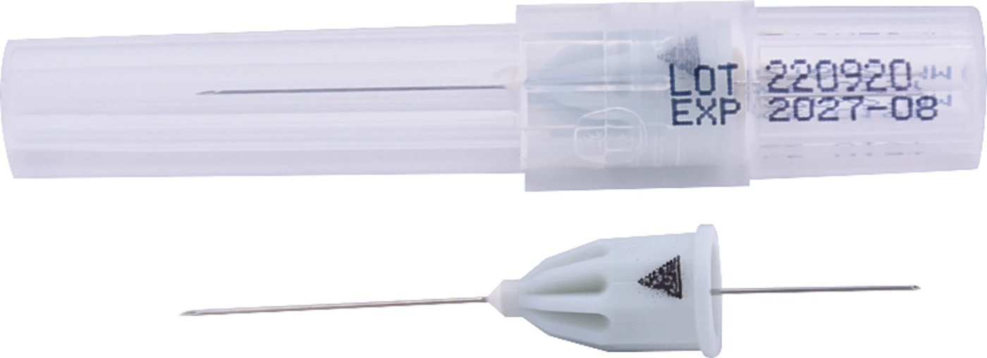 MIRAJECT® Injektionskanülen Packung 100 Stück grau, Ø 0,4 mm, G27 30/23 kurz